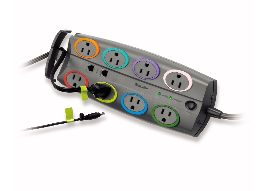 Kensington SmartSockets Black 8 AC outlet(s) 2.43 m