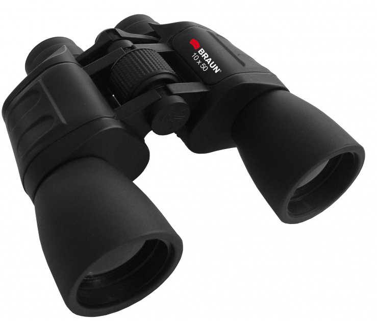 Braun 10 x 50 binocular BK-7 Porro Black