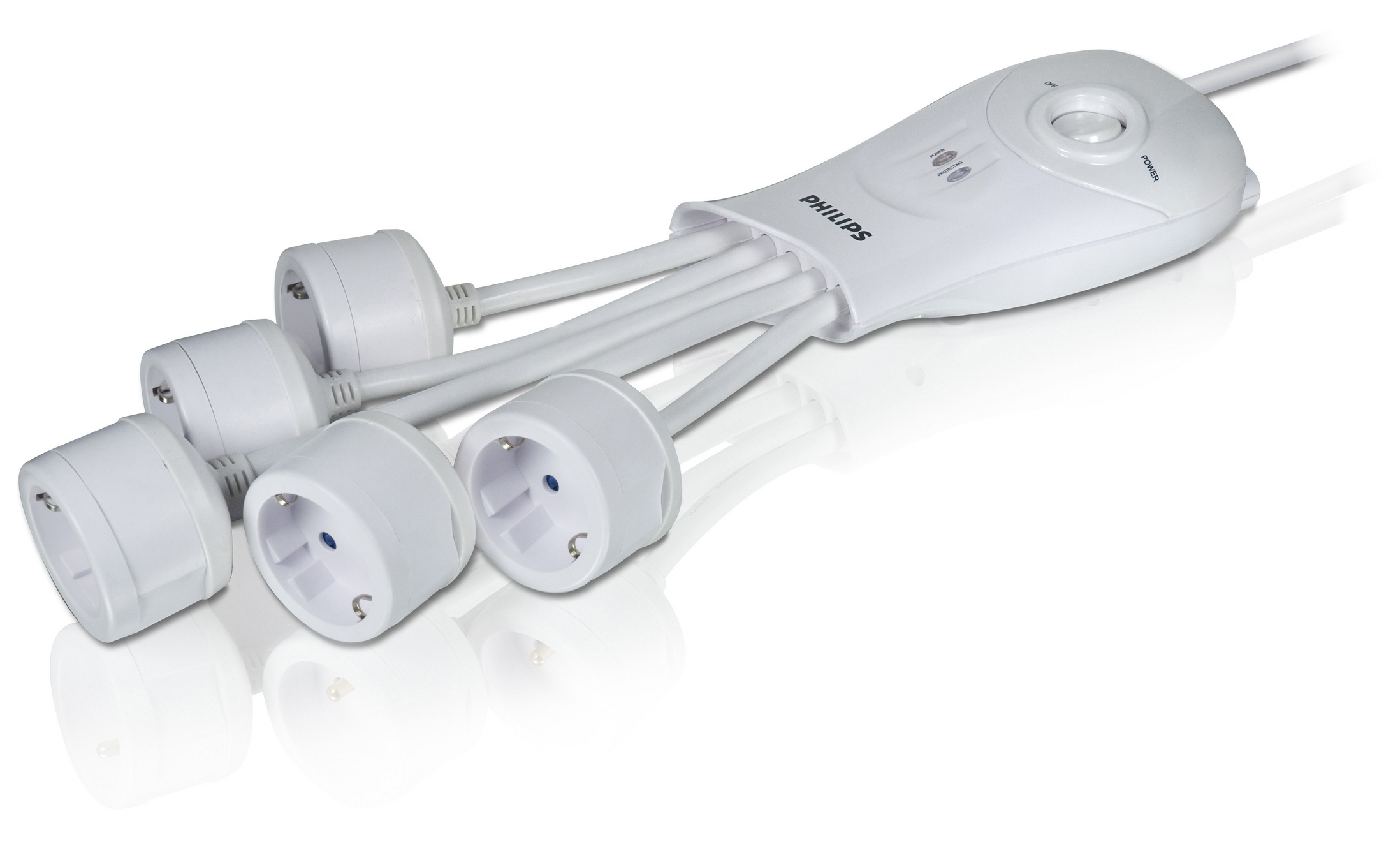 Philips SPR5510/10 surge protector White 5 AC outlet(s) 1.4 m