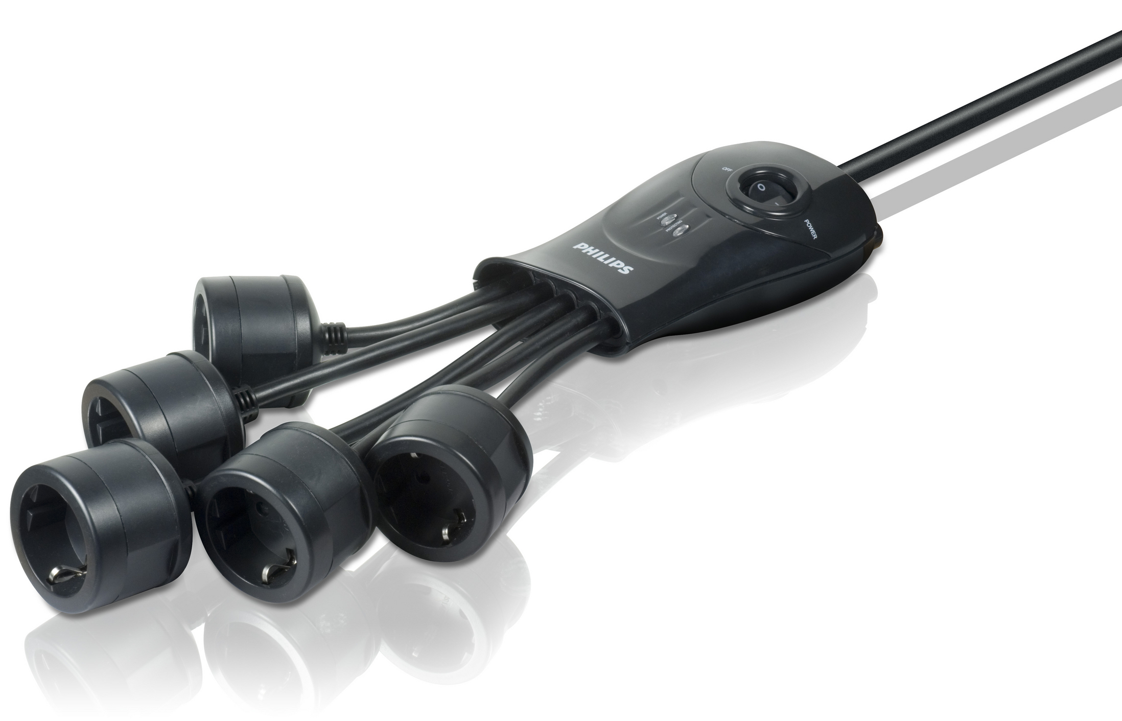 Philips SPR5500BN/10 surge protector Black 5 AC outlet(s) 1.4 m