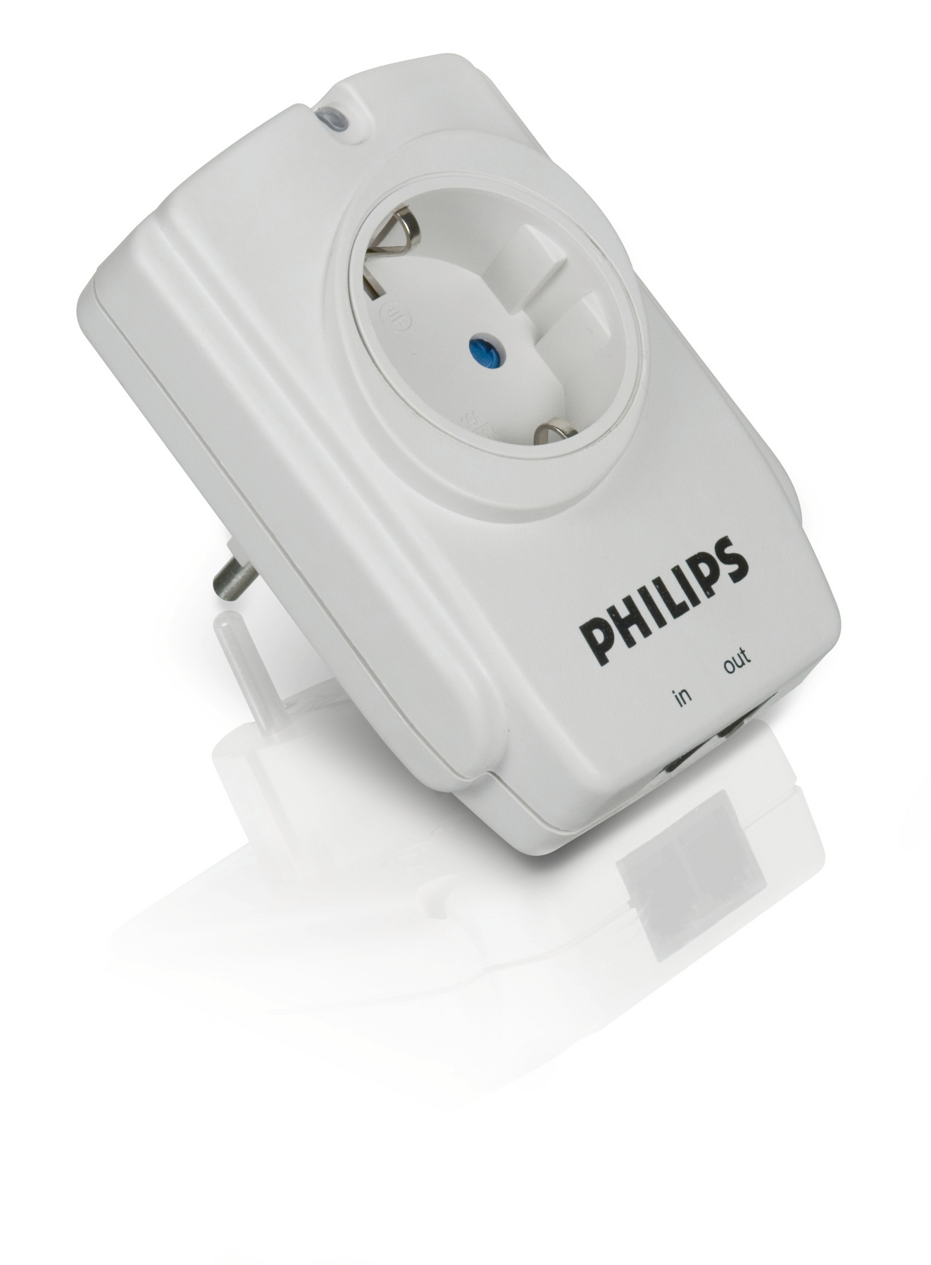 Philips SPN3120/10 surge protector White 1 AC outlet(s)