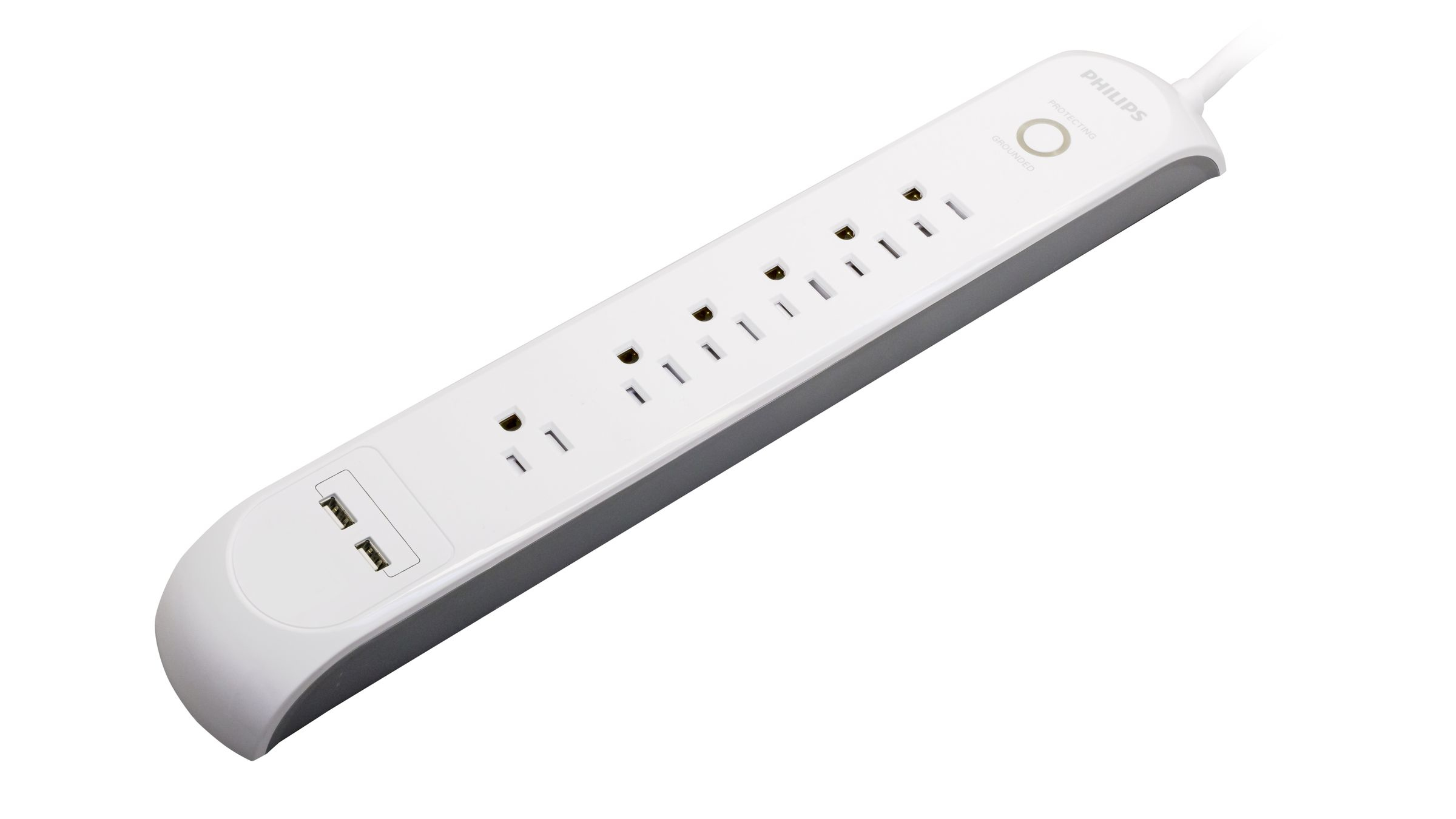 Philips SPP4068A/17 surge protector Black, White 100-240 V