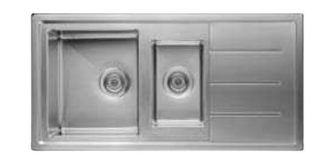 Hotpoint SK11010W2S (X) HA kitchen sink Stainless steel