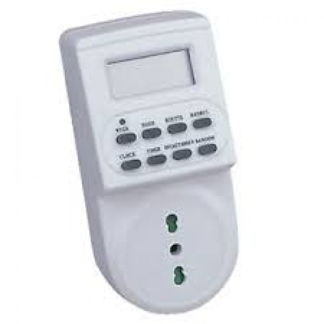 Techly Digital Socket Timed Daily Weekly 10 / 16A IPW-ADP-TM