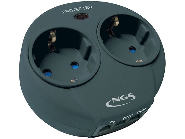 NGS SURGE200 surge protector Black 2 AC outlet(s)