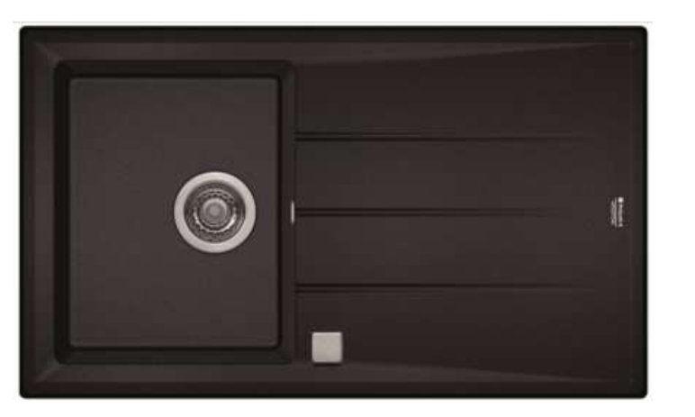 Hotpoint SK 86C1A.1 (BK) HA Top-mounted sink Rectangular
