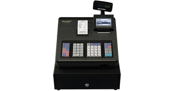 Sharp XE-A207B cash register 2000 PLUs LCD