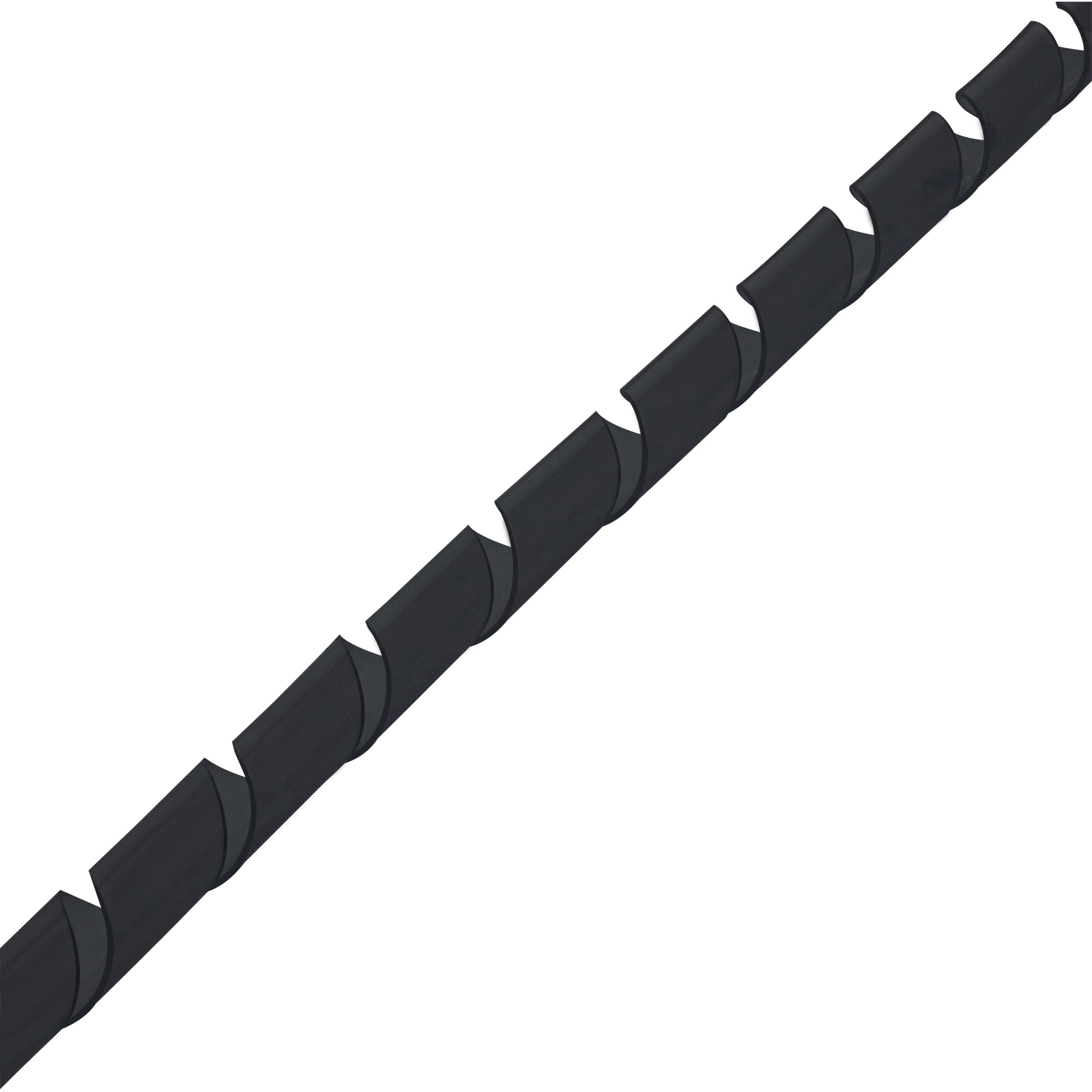 InLine Spiral Wrapping Band 10m, black, 10mm