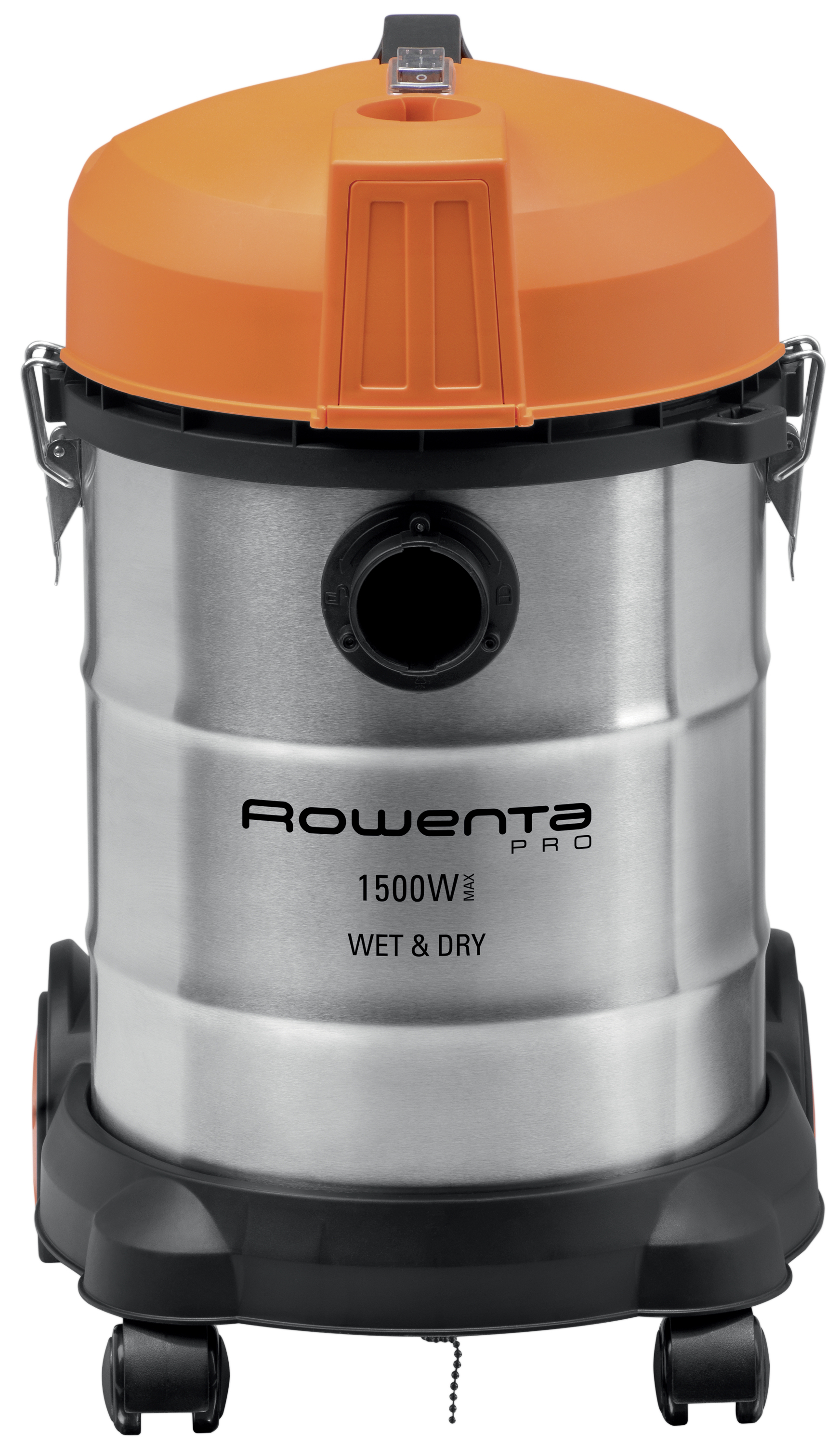 Rowenta RU5053 dust extractor Black, Orange, Stainless steel
