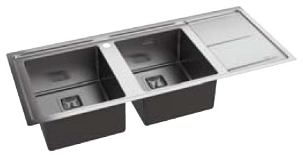 Whirlpool FS 1151 IXL kitchen sink Top-mounted sink Rectangular Stainless steel
