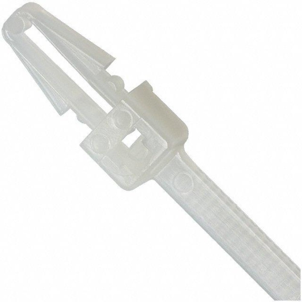 Techly Cable Ties Clip 200x4,8mm with Graft Free Nylon 100 pcs White ISWTA-20048B