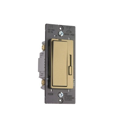 Legrand Harmony light switch Brass