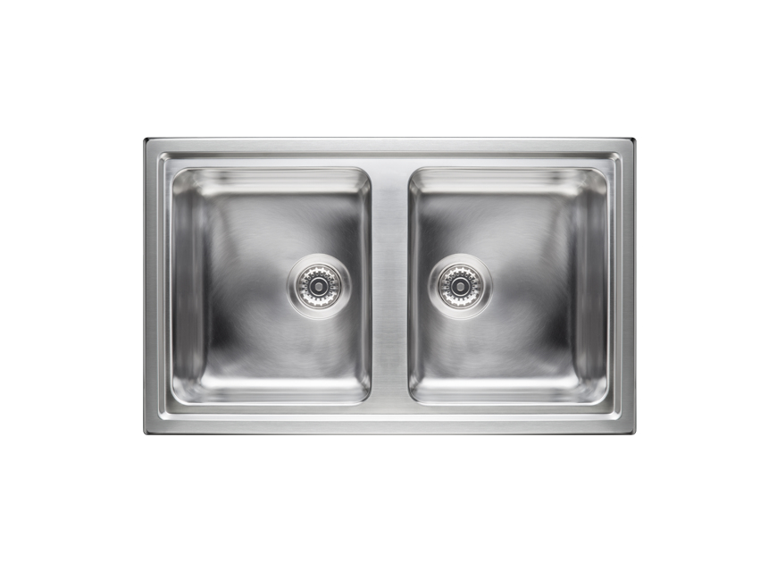 Hotpoint SK 8630W2 (X) HA kitchen sink Top-mounted sink Rectangular Stainless steel