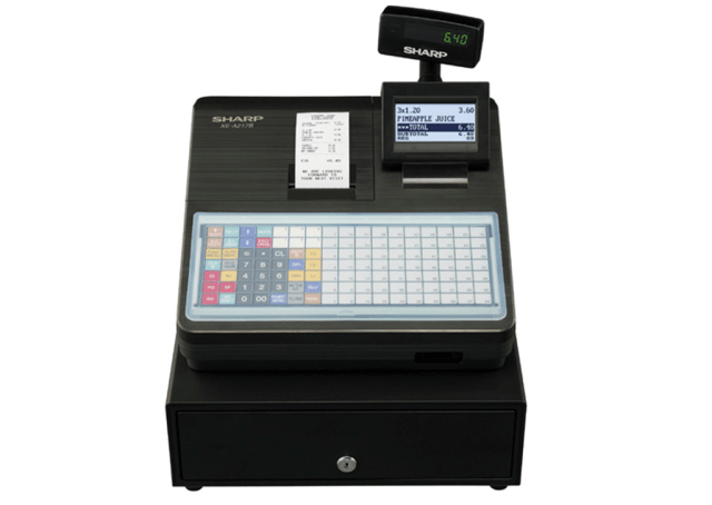 Sharp XEA217B cash register Thermal transfer 2000 PLUs LCD
