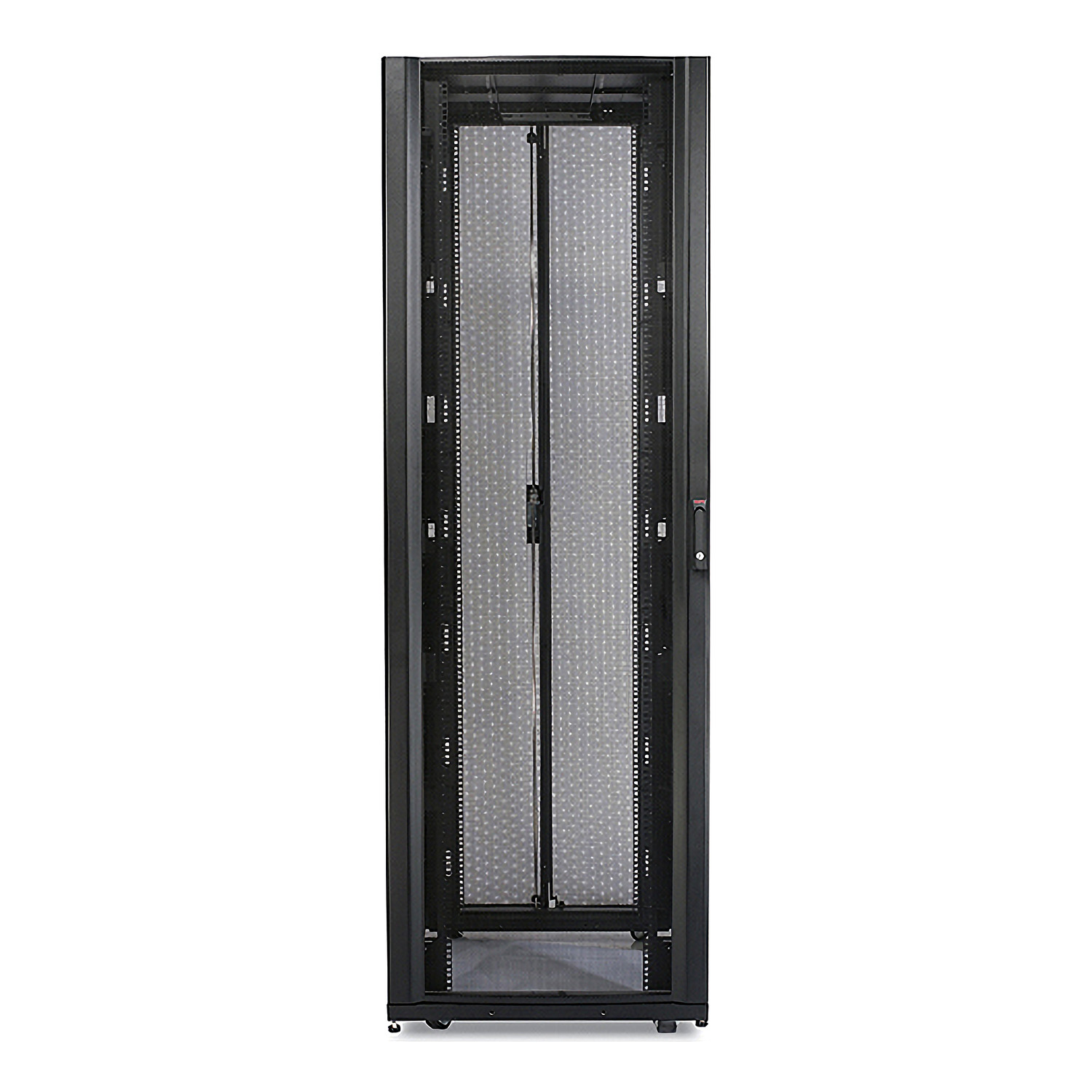 APC NetShelter SX, Server Rack Enclosure, 45U, Shock Packaging, 2000 lbs, Black, 2124H x 750W x 1200D mm