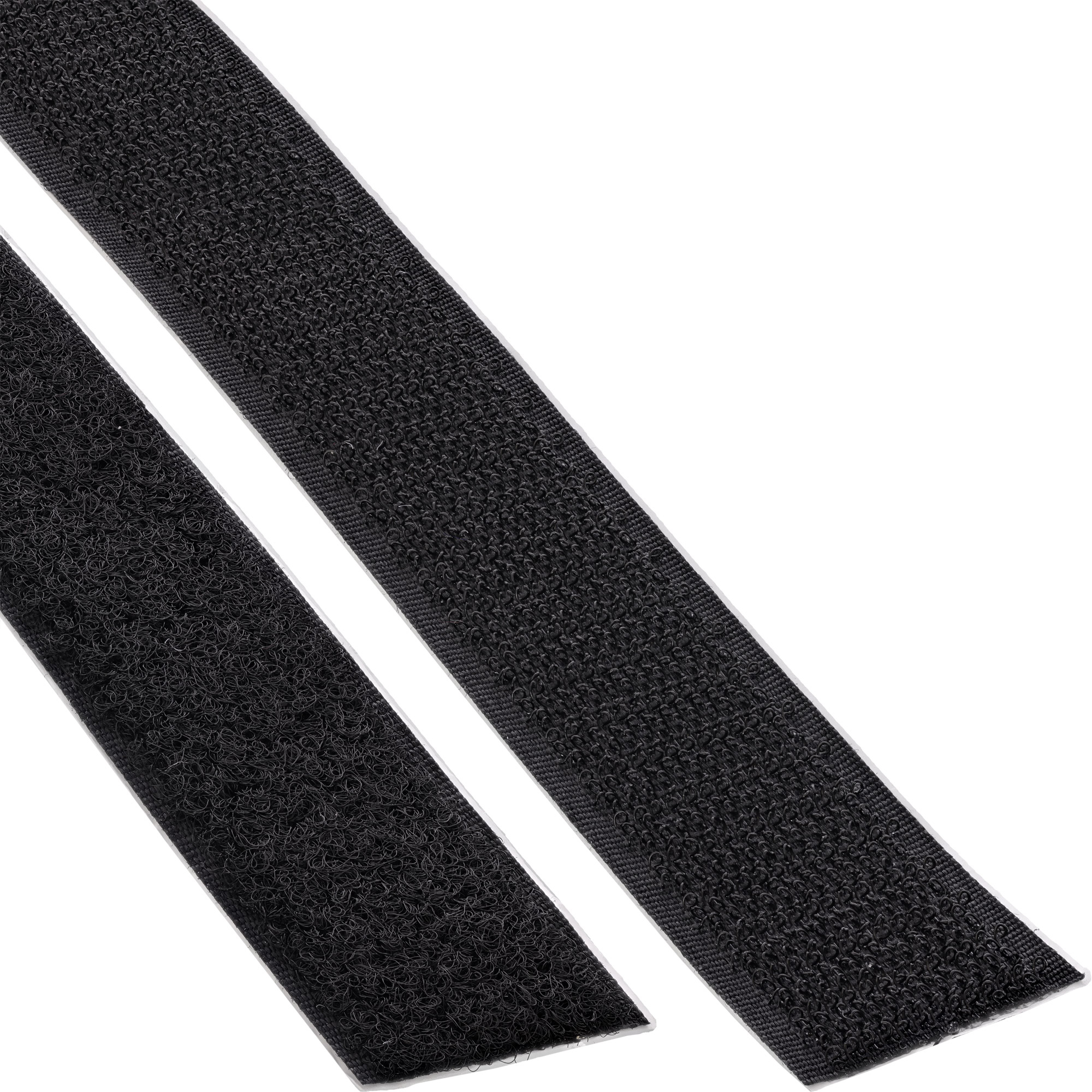 InLine Cable Ties with hook-and-loop fastener band 25mm black 25m