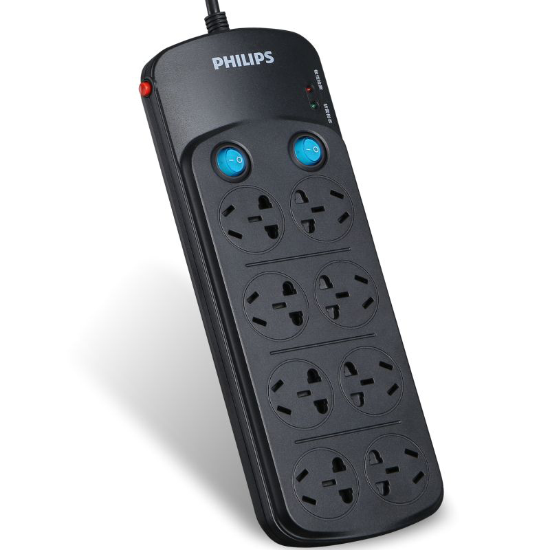 Philips SPS5820B/93 surge protector Black 8 AC outlet(s) 1.8 m