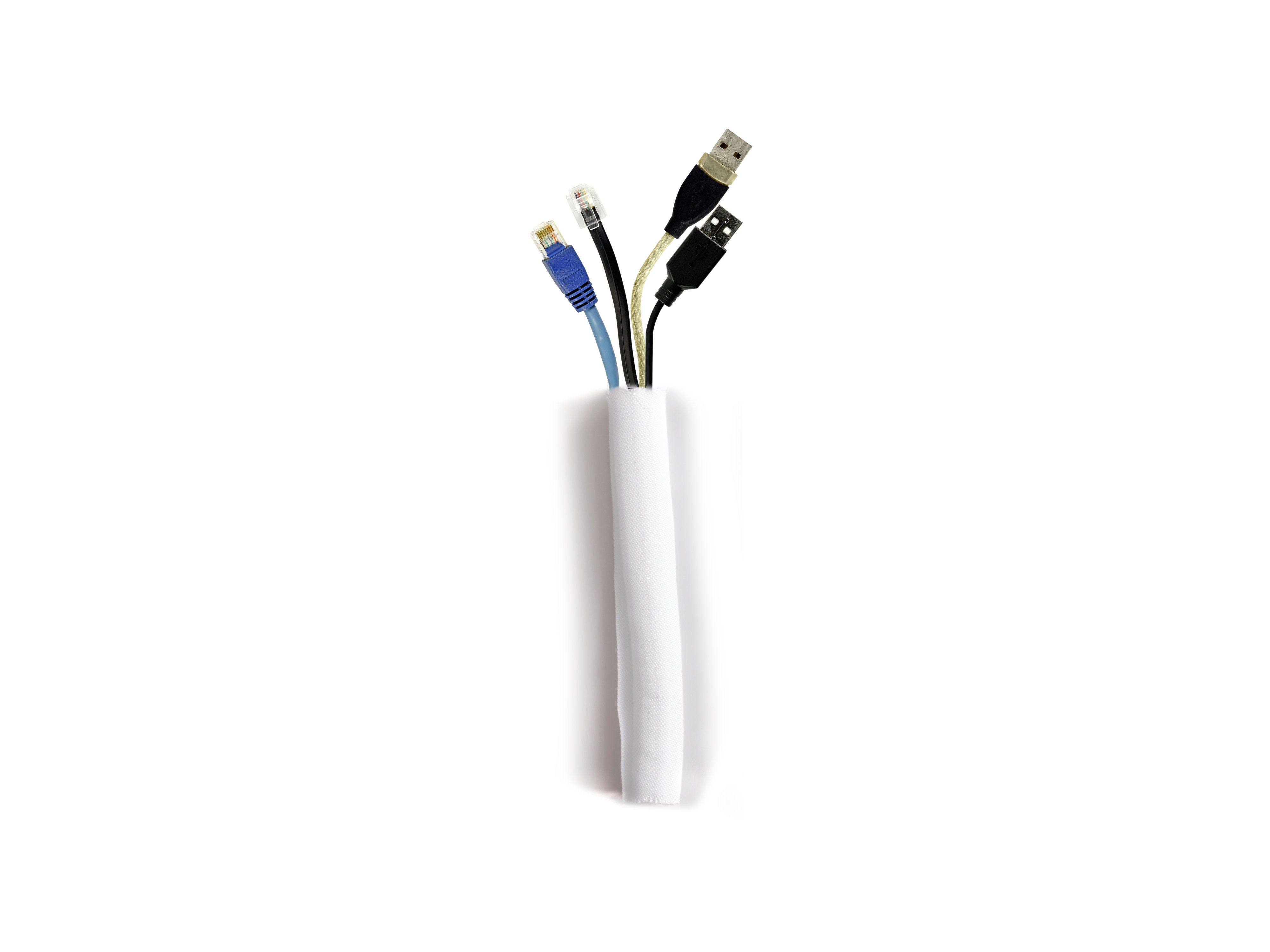 Multibrackets M Universal Cable Sock Self Wrapping 25mm White 25m-L