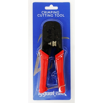 iggual PSIT-WC-01 cable crimper Crimping tool Black, Red