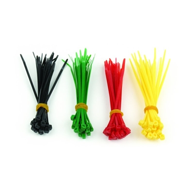iggual IGG311295 cable tie Nylon Black, Green, Red, Yellow 400 pc(s)