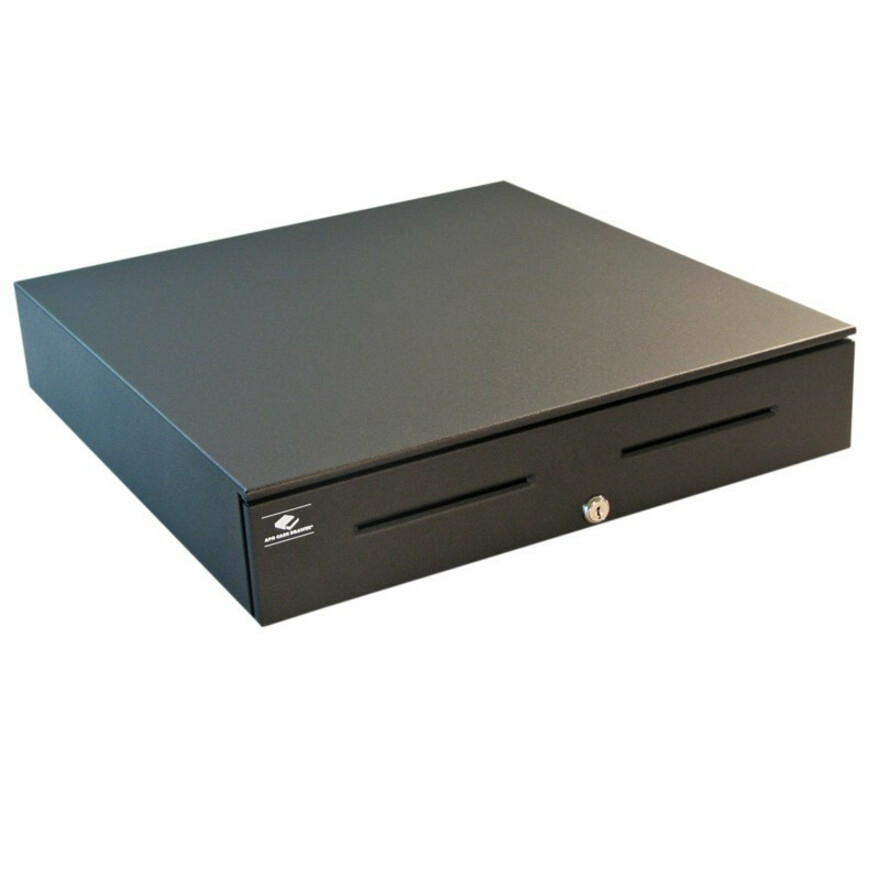 apg Solutions Heavy-Duty Point of Sale Cash Drawer | Series 4000 JB320-BL1820-C-K11 - 5 Bill - 5 Coin - 2 Media Slot - Steel, Stainless Steel - 4.2" Height x 18.8" Width x 20" Depth