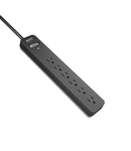 APC SurgeArrest PE63 Black 6 AC outlet(s) 120 V 1.83 m