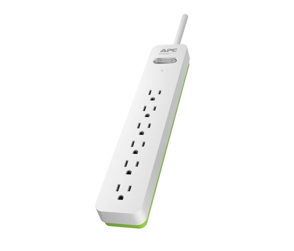 APC PE66W surge protector Green, White 6 AC outlet(s) 120 V 1.83 m