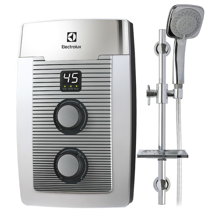 Electrolux EWE361TX-DCC2 water heater/boiler Vertical Tankless (instantaneous) Grey, Silver