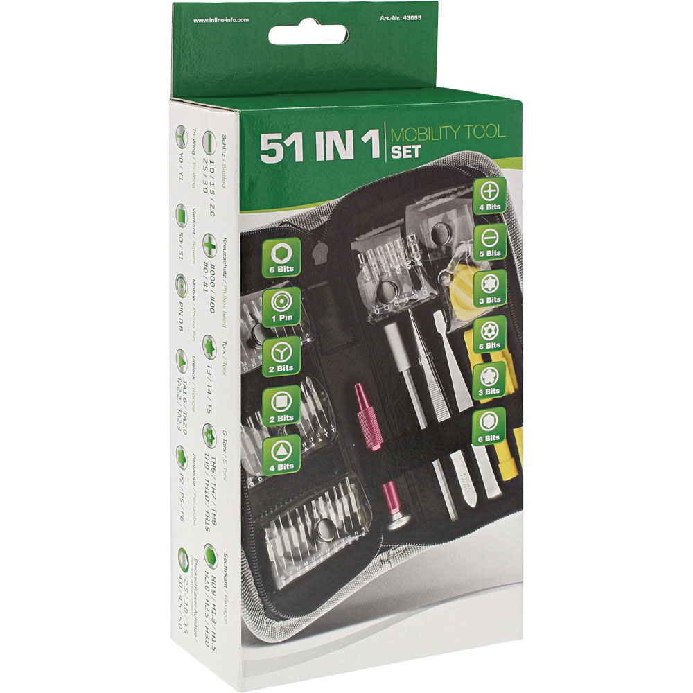 InLine 43095 mechanics tool set