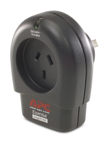 APC Essential SurgeArrest 1 outlet / Phone Protection 230V Australia Black 1 AC outlet(s)