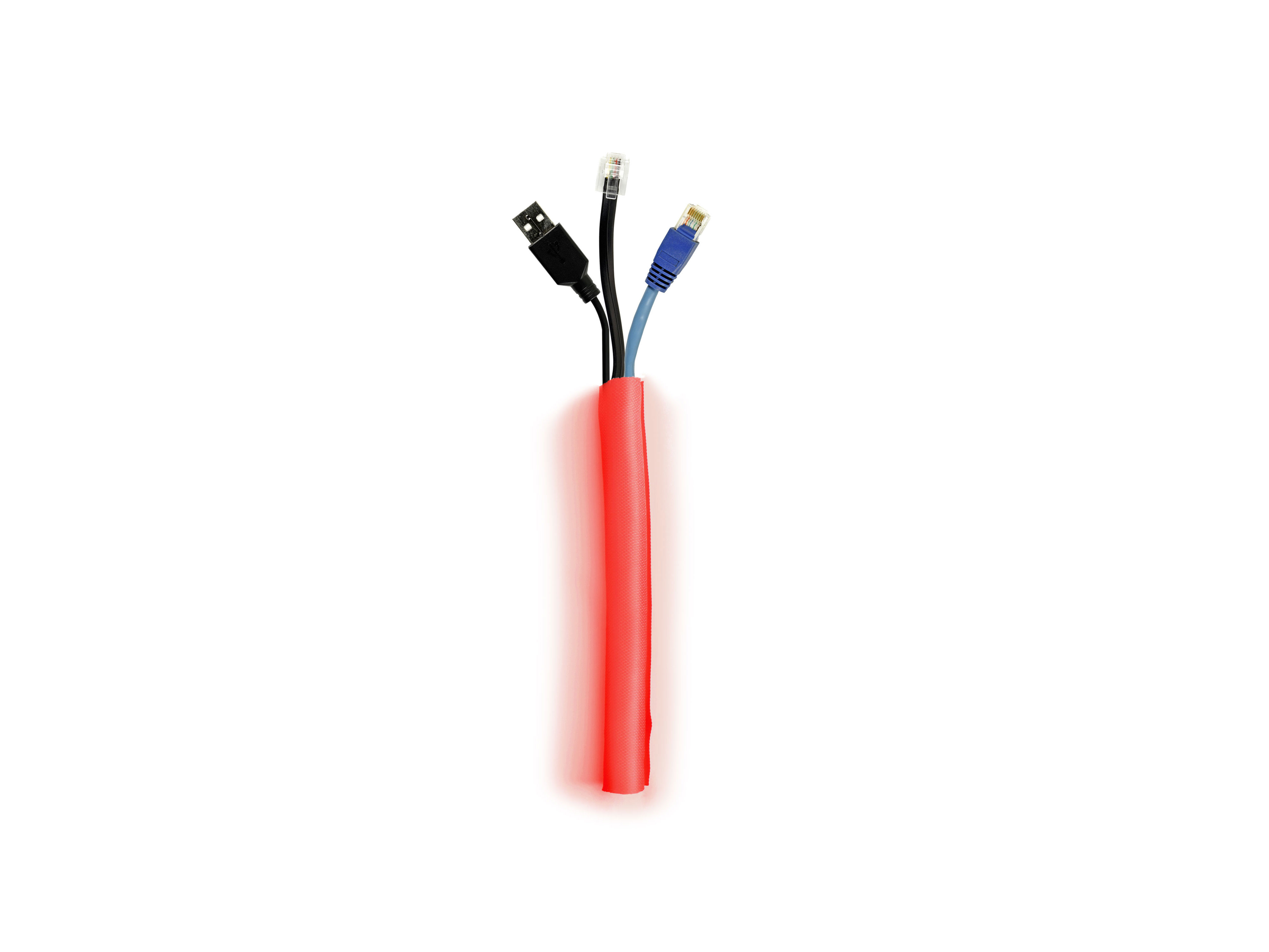 Multibrackets M Universal Cable Sock Self Wrapping 19mm Red 25m