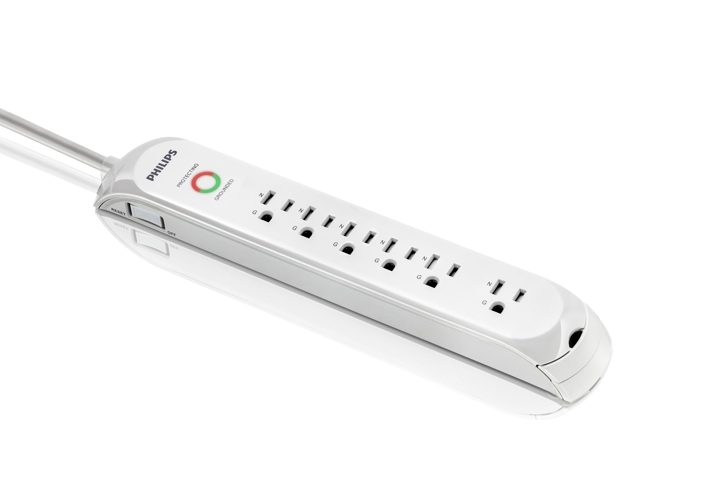 Philips SPC1062W/96 surge protector White 6 AC outlet(s) 1.8 m