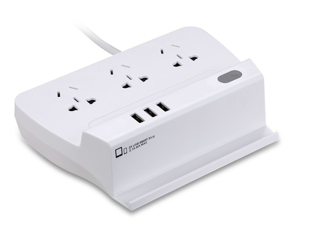 Philips SPS6312Q/93 surge protector White 3 AC outlet(s) 1.5 m