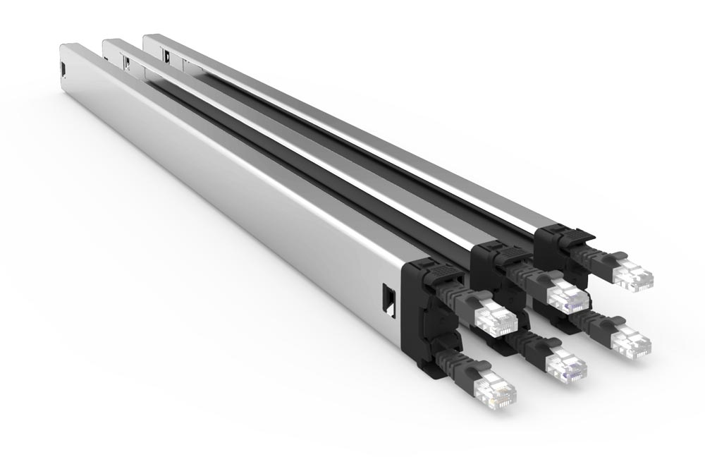 PATCHBOX Plus+ STP Rack Cable tray Black, Silver 3 pc(s)