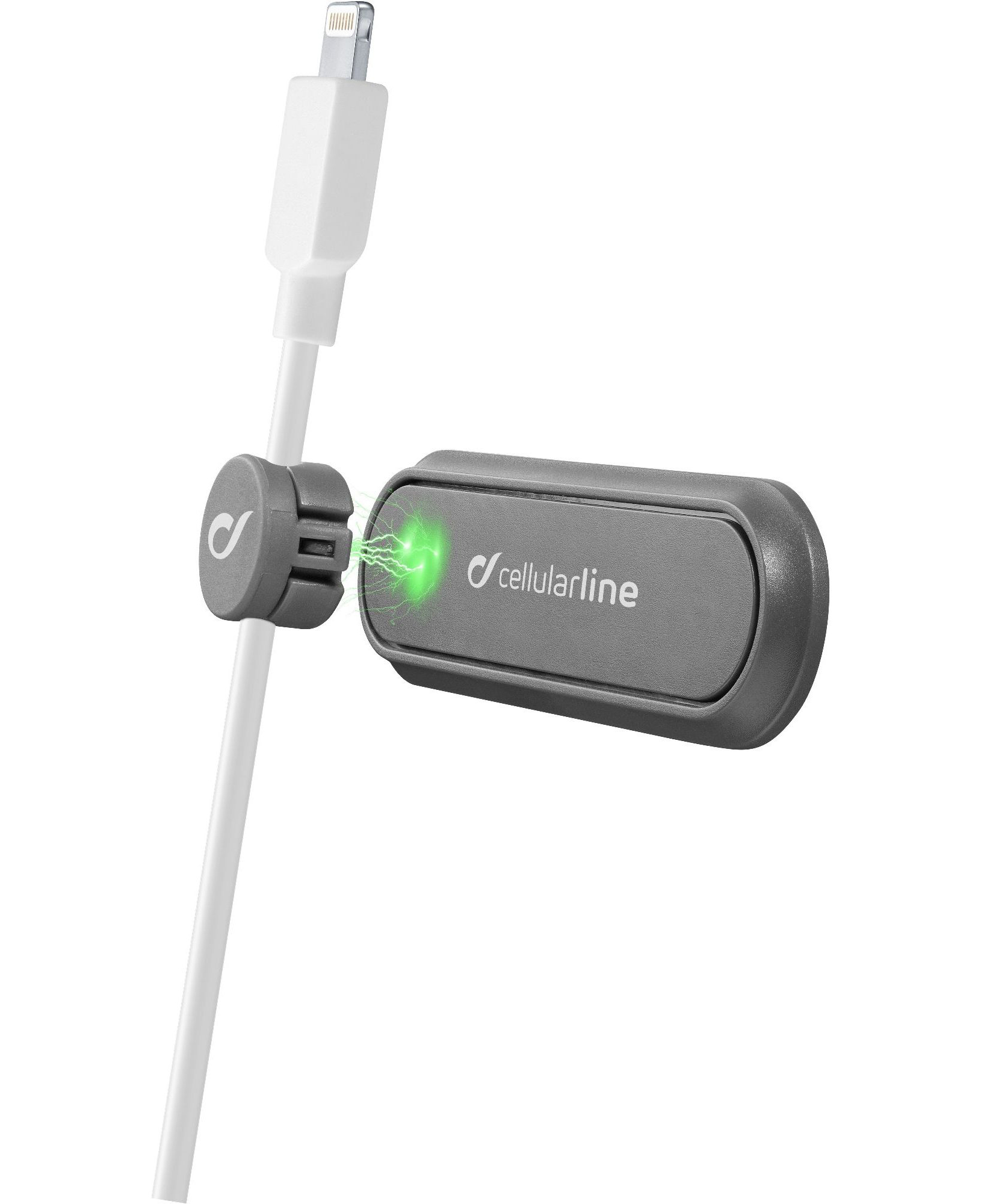Cellularline Cable Manager Magnetic - Universale Cable holder with dual magnetic clip