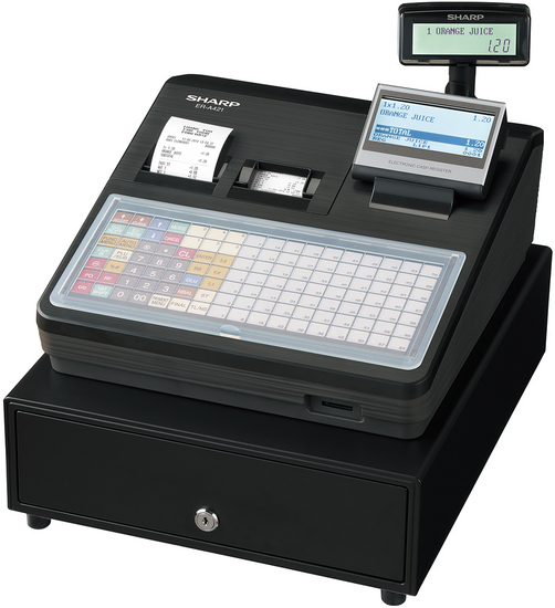 Sharp ER-A421 cash register Thermal inkjet 20000 PLUs LCD