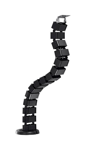 ICY BOX IB-MSA104-CM Floor Cable holder Black 1 pc(s)
