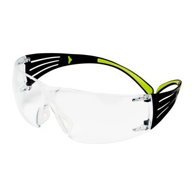 3M SF4000CC1 safety eyewear Safety goggles Plastic Black, Green