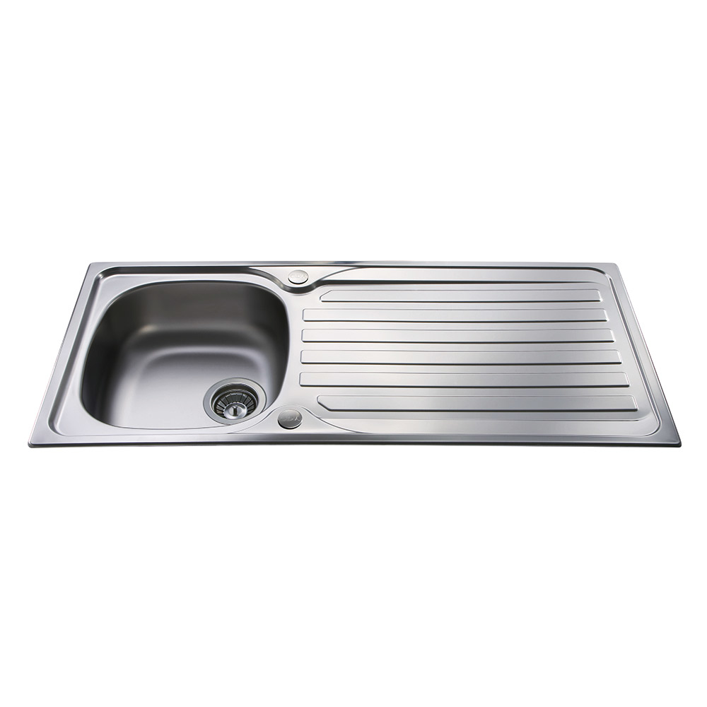 CDA KA21SS kitchen sink Top-mounted sink Rectangular Stainless steel