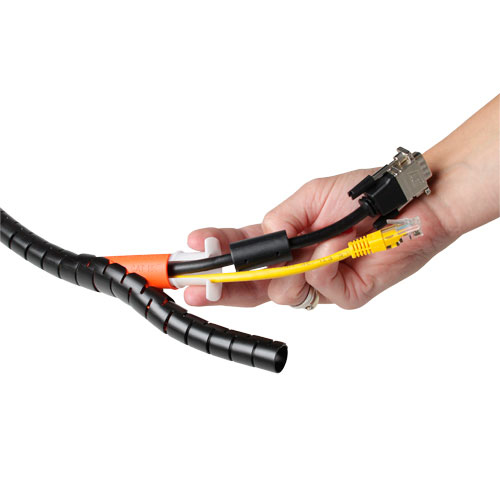 ACT CT4033 cable organizer Cable Eater Orange, White 1 pc(s)