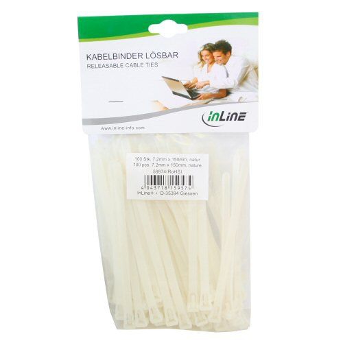 InLine 59974 cable tie Beige