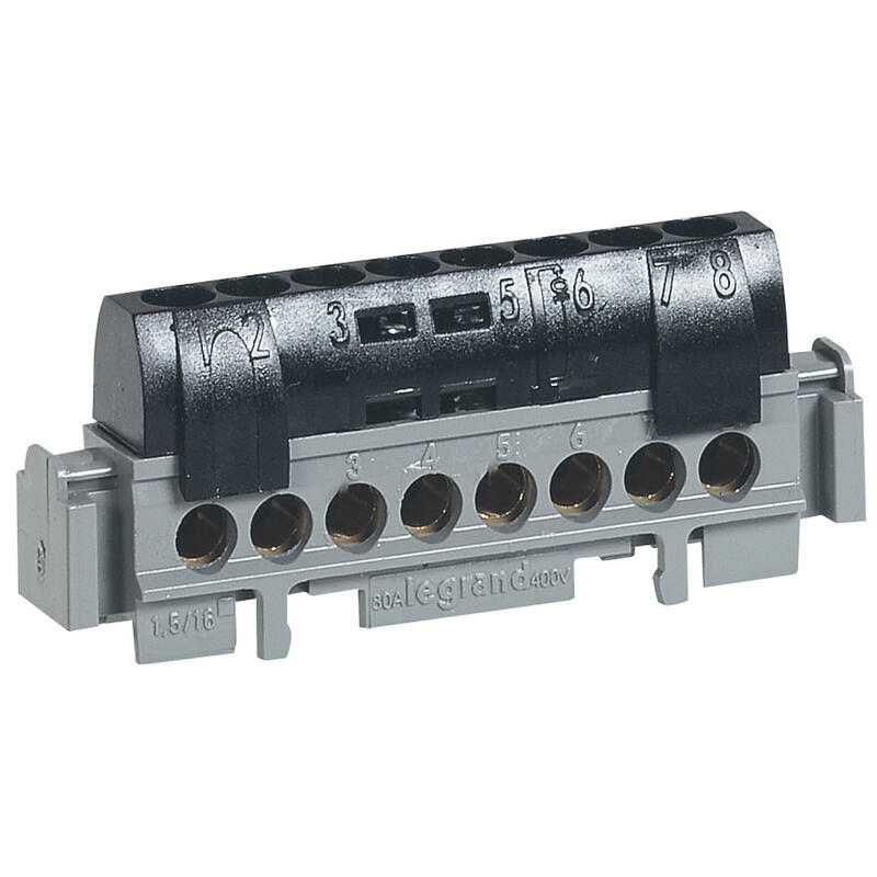 Legrand 092790 grounding hardware Metal, Plastic Black, Grey