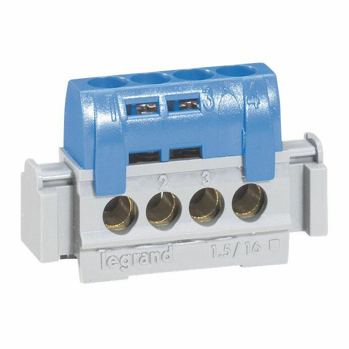 Legrand 092780 grounding hardware Metal, Plastic Blue, Green