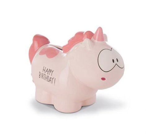 NICI Happy Birthday money box Pink