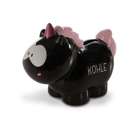 NICI Kohle money box Black
