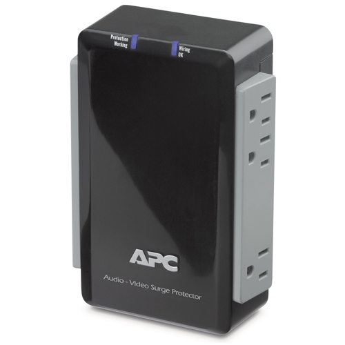 APC P6V surge protector Black 6 AC outlet(s) 120 V