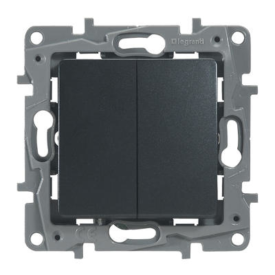 Legrand 0 966 36 electrical switch Black