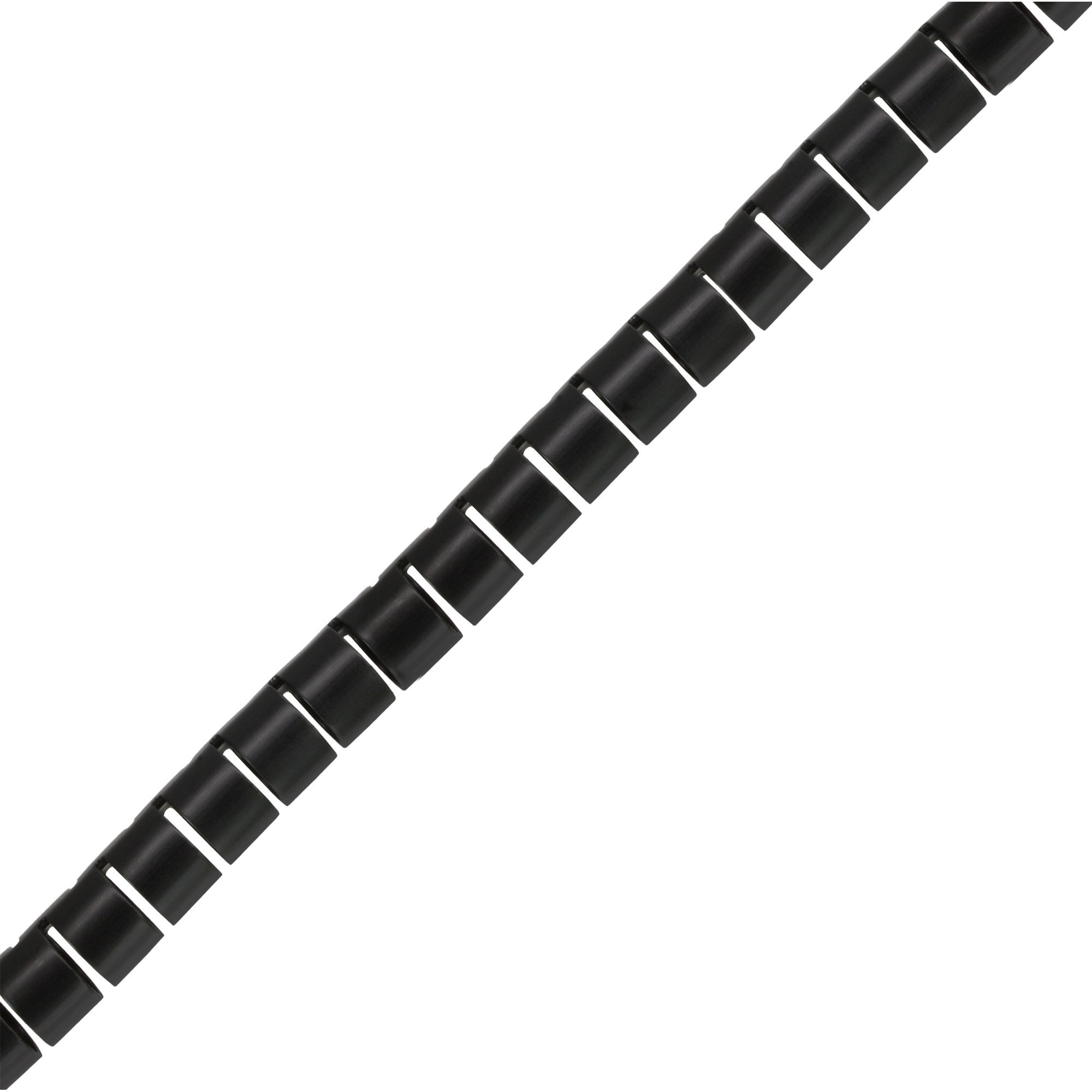 InLine flexible cable channel 10m black 15mm