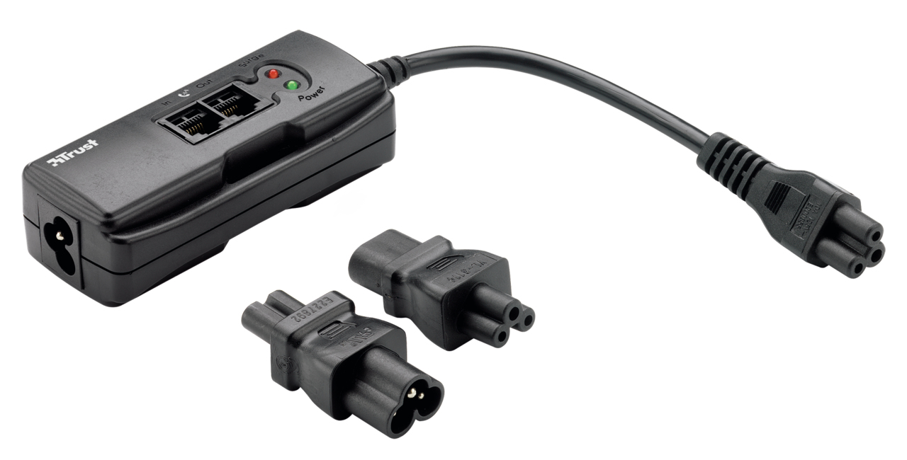 Trust Notebook Surge Guard PW-1100p Black