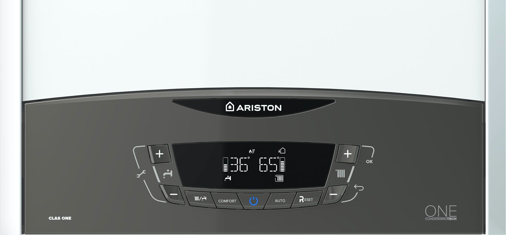 Ariston Clas One 35 Vertical Tankless (instantaneous) Combi boiler system White